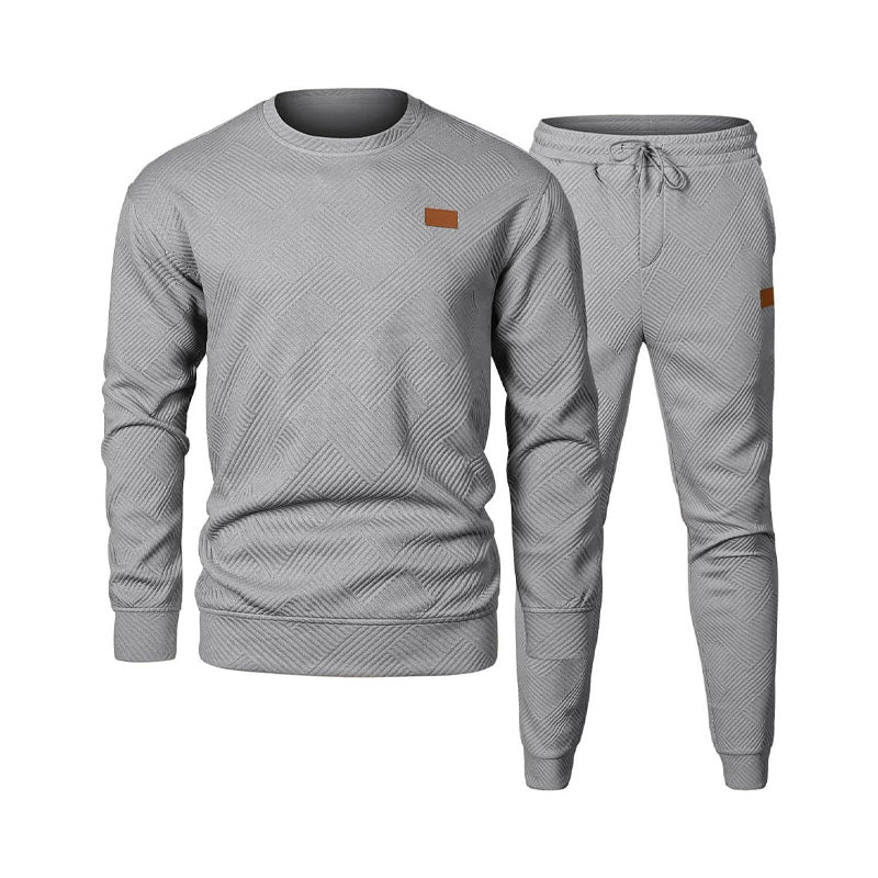 Men’s Athletic 2-Piece Set - Sweatshirt & Joggers