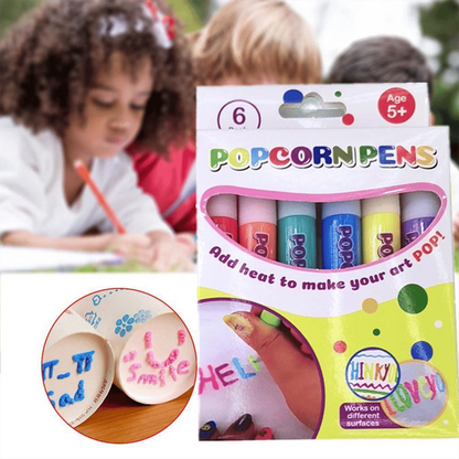 🎨 50 % RABATT NU! 🖊️ Puffy 3D-konstpennor – rita, värm & skapa upphöjda mästerverk, 6-pack ✨