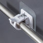 🚪 Köp 1 Få 3 Gratis! 🔧 Spikfria Justerbara Gardinstångshållare (Set med 2) – Stark Självhäftande Bas – Perfekt för Gardiner & Duschdraperier – Enkel Montering & Flyttbar 🏠