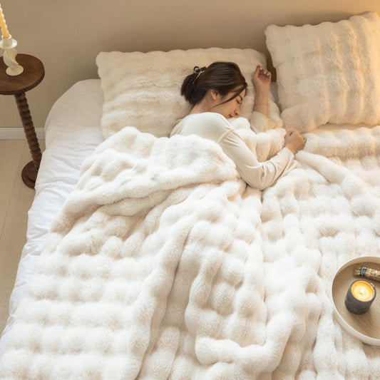 🔥A must-have for keeping warm in autumn and winter🎁Soft and fluffy blanket (70% OFF)