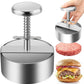 🍔 50% RABATT NU! 🔥 Manuell Köttpress för Hamburgare – 304 Rostfritt Stål, Maskindiskbar & Non-Stick ✨