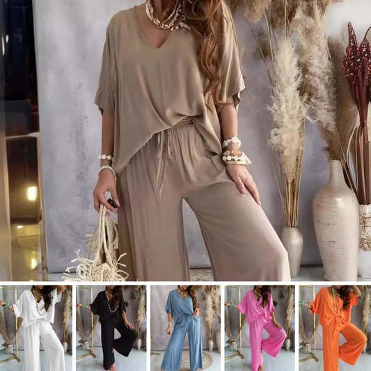 🔥HOT SALE-62% OFF💝🌸Women’s Casual Loose Solid Color Suit✨