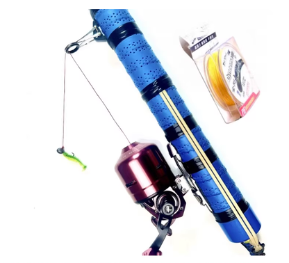 🎣 50 % RABATT NU! 🐟 Lätt spinnspöset i kolfiber – komplett portabelt fiskeset med rulle & beten för alla vatten 🌊