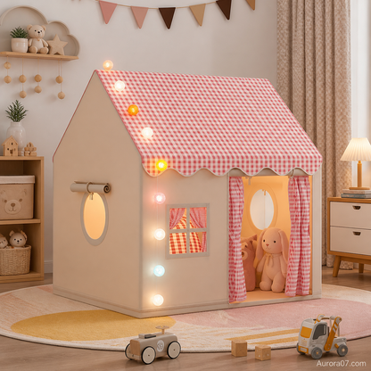 🏰 50% RABATT NU! 👑 Slotts-lektält för Barn – Prinsessor & Riddare – Rymlig & Lätt Att Sätta Upp – Drömlek för Alla 🧙‍♀️