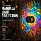 🌞 50% RABATT NU!🌙 Solcellsdriven Mandalalampa – Magisk Projektion & IP65 Vattentät – Trädgårdens Pärla 🌻