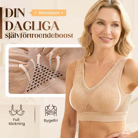 【✨KÖP 1, FÅ 1 GRATIS】Bekväm lyftande behå i ren bomull utan knappar