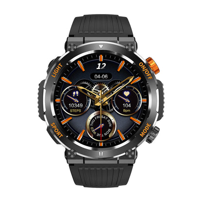 ⌚Sport- & Outdoor-Smartwatch – Perfekt för Äventyr & Sport 🚴 | Vattenbeständig, Bluetooth-samtal & 100+ Lägen ✨