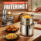 🍳 50 % RABATT NU! 🍟 Multifunktionell stekpanna i 304 rostfritt stål – fritera, steka, koka & stuva i en gryta – perfekt för alla kök 🏠
