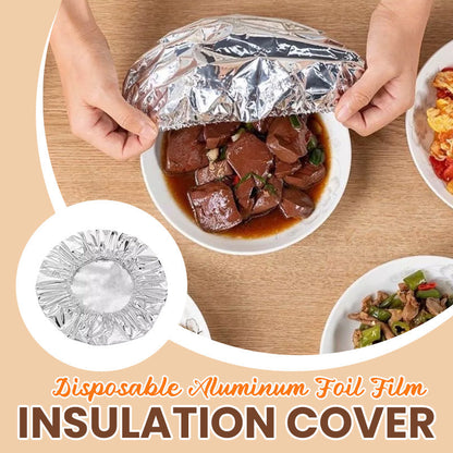🧊 50% RABATT NU! 🔥 Aluminiumfolieisoleringsskydd – Värmebevarande, Mikrovågssäker & Återanvändbar – Håll Maten Varm Längre 🍱