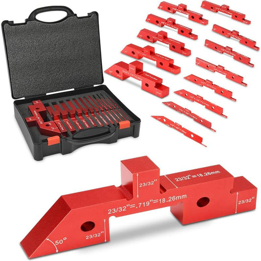📐 50 % RABATT NU! 🛠️ GJANSH inställningsklossar i aluminiumlegering – 4-i-1 precisionsset med förvaringslåda 🔧