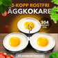 🥚 50 % RABATT NU! 🔥 Äggkokare i 304 rostfritt stål – hållbar, elegant & perfekt för ångkokning – idealisk för hemmet och bakning 🍳