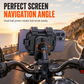 🏍️ 50 % RABATT NU! 📱 Stötsäker mobilhållare för motorcykel – enhandsmanövrering, vibrationsskydd & verktygsfri installation ✨