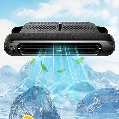 🚗 50% RABATT NU!🌬️ Dual Turbo Bilfläkt för Baksätet – 3 Hastigheter, Tyst & Kardborre – Sommar Essential 🔇