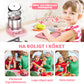 👧🏻 55% REA NU! 🎁 Mini-Köksleksak 22-delars Set - Äkta Ljud & Belysning, Perfekt Present för Barns Kreativa Lek 🍳✨
