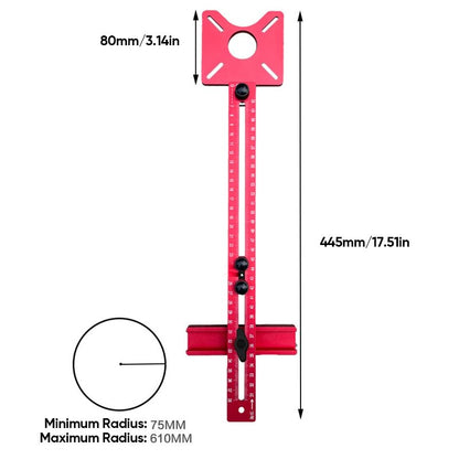 🔧 50% RABATT NU! 🛠️ 4-i-1 Router Fräsning Spår Bracke – Multifunktionell & Justerbar – Perfekt för Trä- & Metallbearbetning – Modulär Design ✨