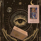 🔮50% RABATT NU!✨Lyxig Gyllene Tarotkortlek – Inklusive Guidebok, Svart Sammetspåse & Spådomskort 🎴📖