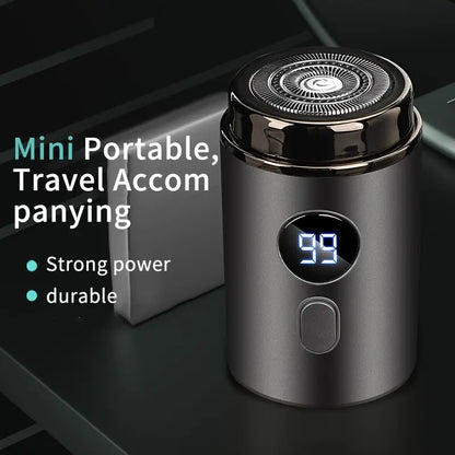 ⚡ 50 % RABATT NU! 🪒 Bärbar elektrisk minirakapparat – 15 turbo-blad, 7200 RPM & våt/torr – perfekt för resor och vardag 💼