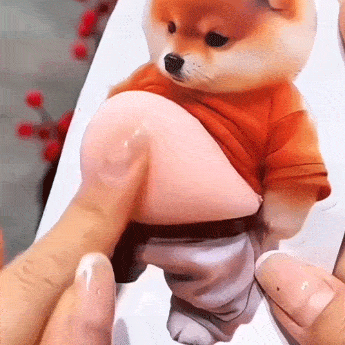 🐶 50% RABATT NU! ✨ 3D Gullig Shiba Inu Dörrstopp & Stressboll – Söt Väggskydd & Klämleksak – Viral Sensation 🎉
