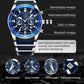 ⌚ 50% RABATT NU! 💧 Herrars Vattentät Multifunktionell Kvartsur – Kronograf Design & Lysande Visare – Perfekt för Äventyr & Vardag 🌟