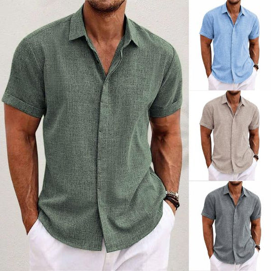 👔 50% RABATT NU! ☀️ Herr Newport-skjorta – Andningsbar & Lätt – Ledig Passform – Perfekt för Varma Dagar 🌊