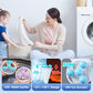 🧺 KÖP 1, FÅ 2 GRATIS! 💧 Flytande Luddfilter – Fångar Hår & Ludd – Återanvändbart – Skyddar Tvättmaskin & Avlopp 🚿