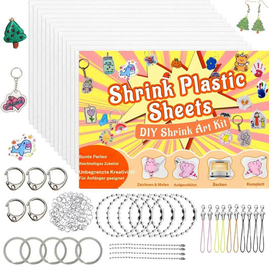 DIY Shrinky Dinks nyckelringsset – kreativ barnaktivitet och perfekt som partygåva