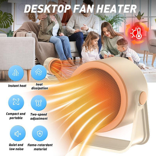 ♨️SISTA DAGEN REA 55% RABATT!!⚡50 000+ SÅLDA!❄️2026 Bärbar Snabbvärmevärmare – Utomhus & Skrivbords Mini Radiator