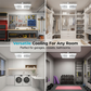 💡 50% RABATT NU! 🌬️ 2-i-1 LED-takfläkt med Belysning – Dubbel Kylning & Verktygsfri Installation – Svalt & Ljust Hem ✨