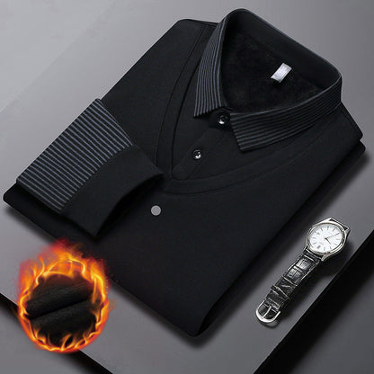 👔💙 50% RABATT! | Lapel Faux Tvådelad Stickad Skjorta – Mode & Komfort i Ett!