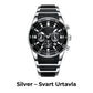 ⌚ 50% RABATT NU! 💧 Herrars Vattentät Multifunktionell Kvartsur – Kronograf Design & Lysande Visare – Perfekt för Äventyr & Vardag 🌟
