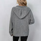 🧥 50% RABATT NU! 🍂 Women's Autumn Knit Drawstring Hooded Coat – Mjuk Stickad & Klassiska Knappar – Perfekt för Höst & Vinter – Avslappnad Elegans 🌿