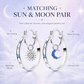 🌙 50% RABATT NU! ☀️ Himmelske Sol & Måne Hoops – Lagdelt Design, Hypoallergenisk & Lettvekt – Asymmetriske Charmer for Balanse & Harmoni 💫