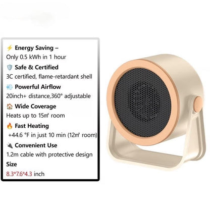 ♨️SISTA DAGEN REA 55% RABATT!!⚡50 000+ SÅLDA!❄️2026 Bärbar Snabbvärmevärmare – Utomhus & Skrivbords Mini Radiator
