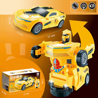 🚓 50% RABATT NU! 🤖 Elektrisk Universell Deformationspolisleksaksbil – Auto-Transformerande RC-leksak – Ultimata Barnpresenten 🎁
