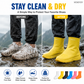 ☔ 50% RABATT NU! 👟 Tjocka, Slitstarka & Vattentäta Skoskydd – Håll Dina Skor Torra & Rengöra – Perfekt för Regniga Dagar 🌧️