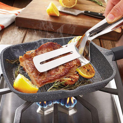 🍖 50 % RABATT NU! 🔥 Grillklämma i rostfritt stål – dubbelsidig, hållbar & livsmedelskvalitet – perfekt för grillning och stekning 🥩