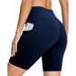 🏃‍♀️ 50% RABATT NU! 💧 Fukttransporterande Träningsshorts – Snabbtorkande, Hög Midja & 2 Fickor för Intensiv Träning 🔥