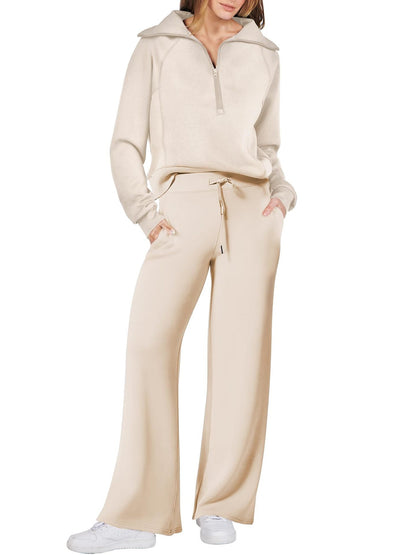 🔥Dames Zachte en Comfortabele 2-delige Loungewear Set