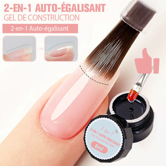 Gel de Construction Auto-égalisant 3-en-1 pour Ongles 💅✨ - Beauté et Perfection pour Vos Ongles en Un Seul Produit!