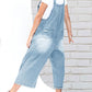 👖 50 % RABATT NU! ✨ Damjeans med knappar – justerbara hängslen, baggy passform & slitna detaljer – perfekt för en avslappnad chic look 🕶️