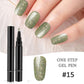 💅 KÖP 1 FÅ 1 GRATIS! 🎨 One Step Nagelgelpenna – 18 Färger & Gratis Mini-UV-lampa – Perfekt för Salongskvalitet Hemma – Enkel & Snabb 💡