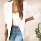 🧥 50% RABATT NU! ✨ Elegant Enfärgad Jacka – Klassisk Kavajkrage & Mjukt Tyg – Perfekt för Arbete & Vardag – Enkel att Styla 🌸