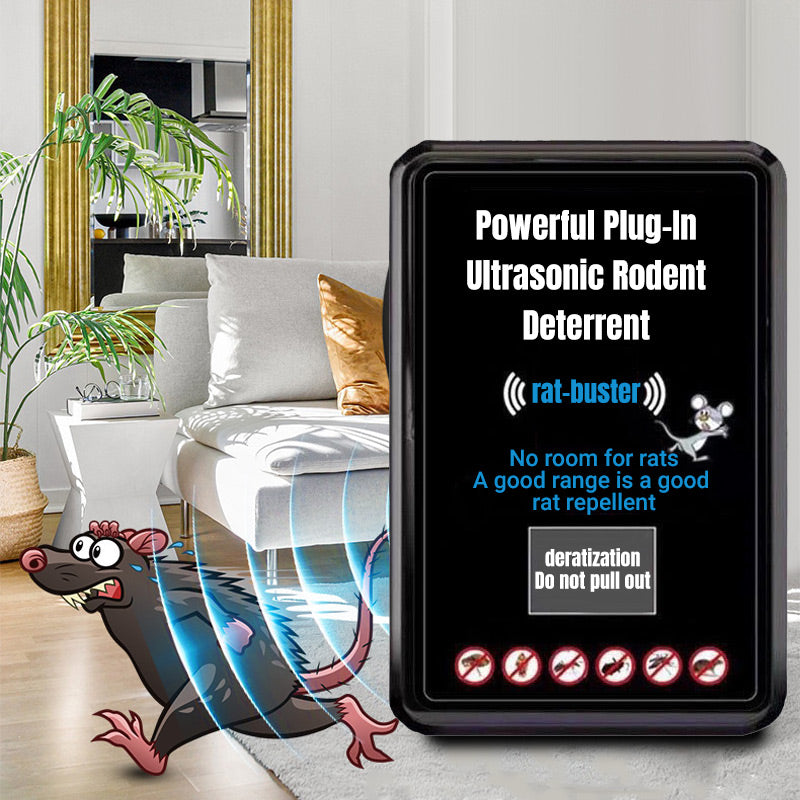 💗NEW HOT SALE 50% OFF🔥Powerful Plug-In Ultrasonic Rodent Deterrent
