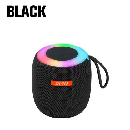 🎵 50 % RABATT NU! 🔈 Bärbar bluetooth-högtalare – Bluetooth 5.0, IPX5 vattentät & LED-ljus – perfekt för duschen, stranden och fester 🚿