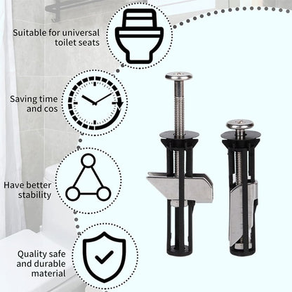🚽 50 % RABATT NU! 🔧 Fästskruvar för toalettsits i rostfritt stål – slut på vingliga sitsar & enkel installation 💪