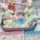 🐰 50% RABATT! 🎁 Mummy Bunny Mini Plyschfickask i Plåt – Söt Presentförpackning, Samlarbar & Perfekt för Påsken 🐣