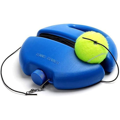 🎾 50 % RABATT NU! 🏃 Bärbar tennistränare – stabil bas fylls med sand/vatten, upphängningssnöre & lätt att ta med – perfekt för soloövningar och familjeaktiviteter 🌳
