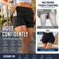 🩳 50% RABATT NU! 🏃‍♀️ Anti-skav Active Skort – Andningsbart Nät, Svettfritt & Sidofickor – Ultramjuk, Sömlös & Mångsidig 🧘‍♀️