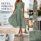 👗 50 % RABATT NU! ✨ Fashionabel tyllklänning med rund hals – mjukt material, elegant snitt & perfekt för fest och vardag 💃