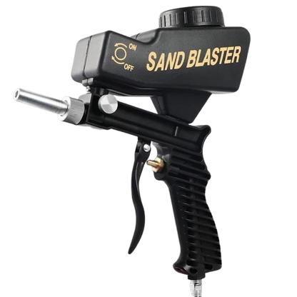 🔧 50 % RABATT NU! 💨 Bärbar pneumatisk sandblästringspistol – rostborttagning, polering & detaljarbete ✨